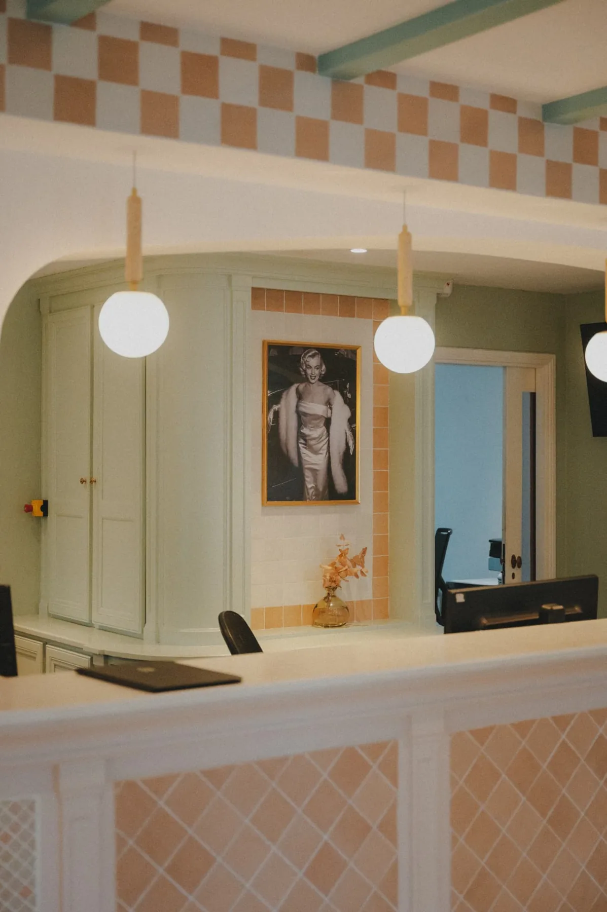 La réception du Motel